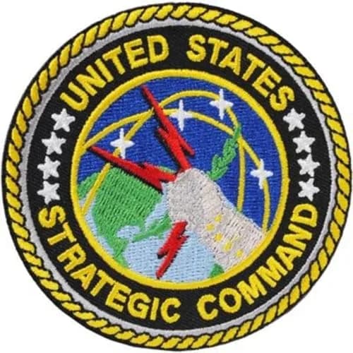 Artisan Owl USAF Strategic Air Command Embroidered Patch 8 cm (3.25") | Officially Licensed Iron-On thumbnail 1