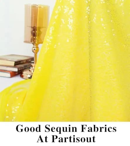 Partisout Sequin Fabric 3mm Sparkly Fabric 3 Feet | Perfect for Dress & Decor thumbnail 6