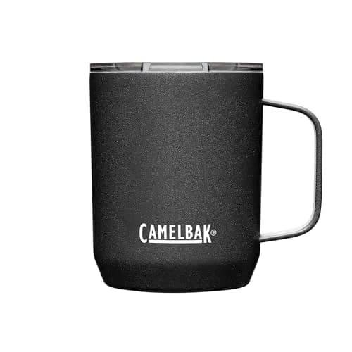 CamelBak Camp Mug Stainless Steel Drinkware 355ml (12oz), Black | Insulated for Hot & Cold Drinks thumbnail 1