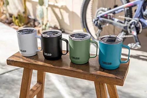 CamelBak Camp Mug Stainless Steel Drinkware 355ml (12oz), Black | Insulated for Hot & Cold Drinks thumbnail 7