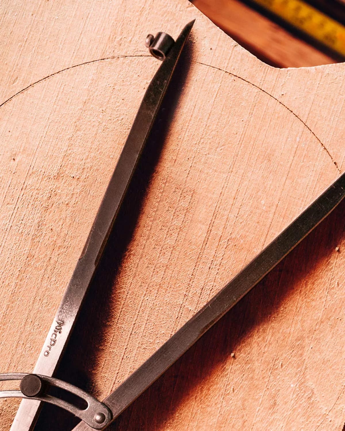 Nicpro 12 Inch Woodworking Compass with Wing & Pencil Holder | Professional Carpenter Tool for Geometry, Drawing, Drafting - view 4