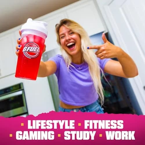 G Fuel Hype Sauce 2.0 Energy Drink Powder | Sugar Free Raspberry Lemonade, 8.7oz thumbnail 6