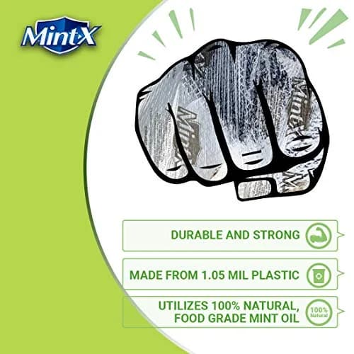 Mint-X Rodent Repellent Outdoor Trash Bags 33 Gallon | Humane Pest Control with Mint-Flex Technology thumbnail 5