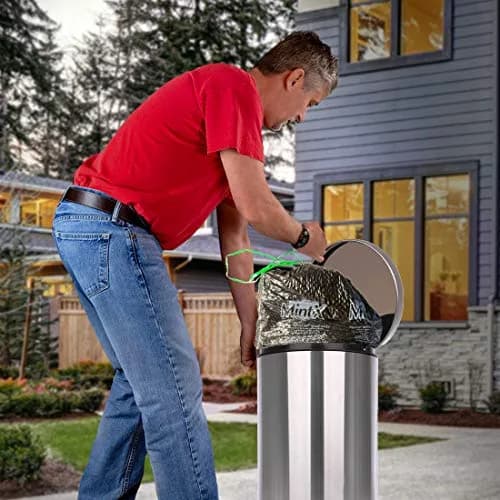 Mint-X Rodent Repellent Outdoor Trash Bags 33 Gallon | Humane Pest Control with Mint-Flex Technology thumbnail 7