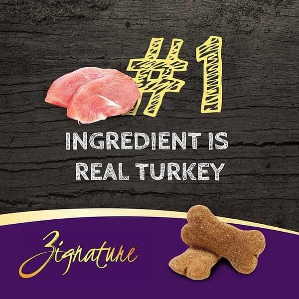 Zignature Turkey Limited Ingredient Formula Biscuit Dog Treats 12oz | Wholesome, Grain-Free, Perfect for Sensitive Dogs thumbnail 5