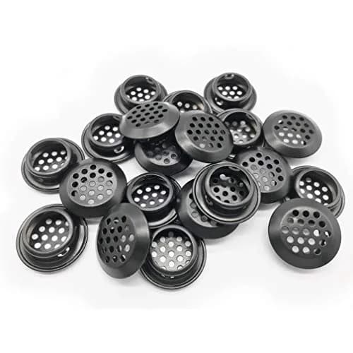 NACX 20Pcs Air Vents 25mm | Stainless Steel Round Vent Mesh for Cabinets & Wardrobes thumbnail 1