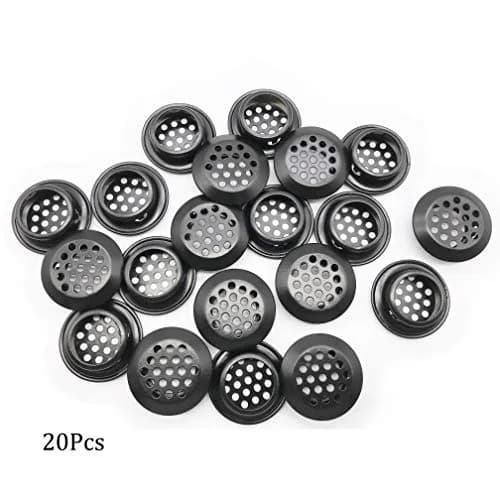 NACX 20Pcs Air Vents 25mm | Stainless Steel Round Vent Mesh for Cabinets & Wardrobes thumbnail 3