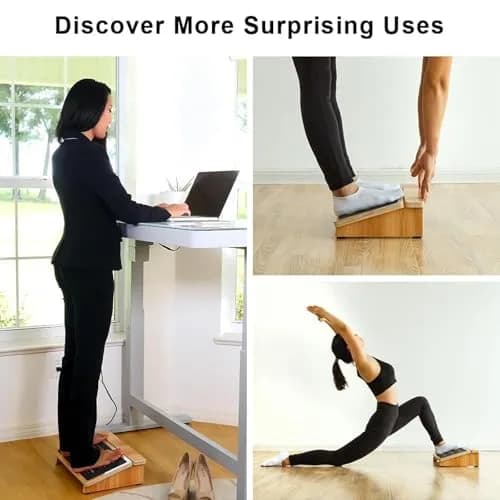 StrongTek Under-Desk Footrest 4.5 in High Non-Slip Office Use | Ergonomic Support for Posture & Circulation thumbnail 6