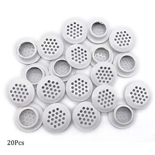 NACX 20Pcs Stainless Steel Circular Soffit Vent 25mm | Dustproof & Corrosion-Resistant Ventilation for Cabinets & Wardrobes thumbnail 3