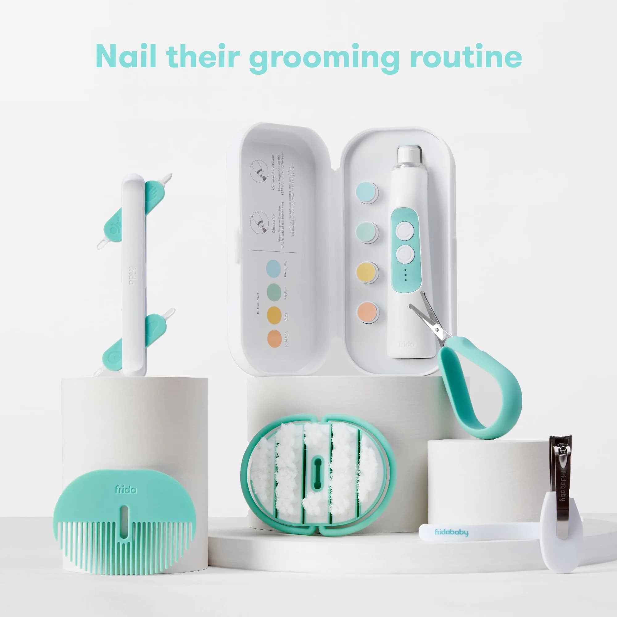 Frida Baby 3-in-1 Nose, Nail + Ear Picker for Baby Grooming | Safe Silicone Tips & Storage Case - view 6