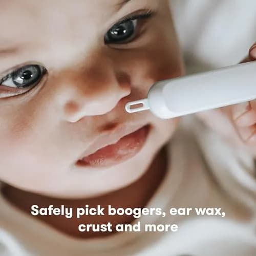 Frida Baby 3-in-1 Nose, Nail + Ear Picker for Baby Grooming | Safe Silicone Tips & Storage Case thumbnail 2