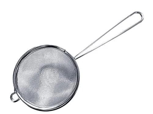Cuisinox Fine Mesh Strainer, Stainless Steel with Handle, 3" x 8" | Premium Kitchen Filter thumbnail 1