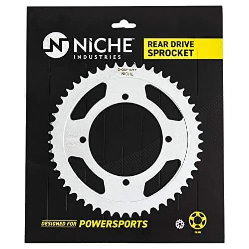 NICHE Drive Sprocket Chain Combo for Kawasaki KX100 Suzuki RM100 124 Links | Durable Steel & Perfect Fit thumbnail 4