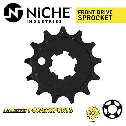 NICHE Drive Sprocket Chain Combo for Kawasaki KX100 Suzuki RM100 124 Links | Durable Steel & Perfect Fit thumbnail 6