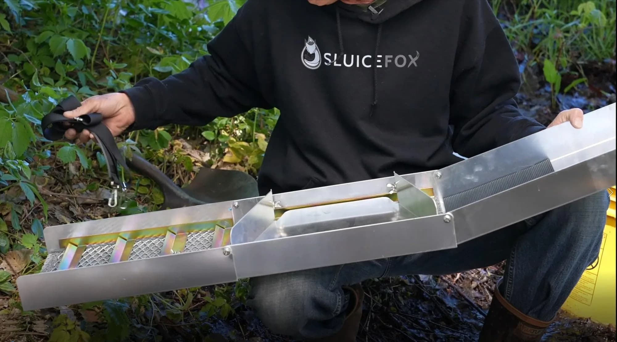 Sluice Fox Complete Gold Mining Kit | Portable 50 inch River Sluice Box & Prospecting Equipment thumbnail 5