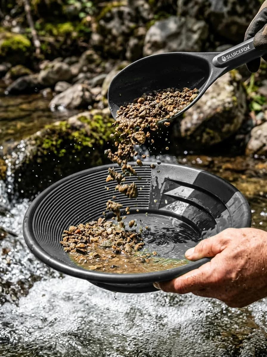 Sluice Fox Complete Gold Mining Kit | Portable 50 inch River Sluice Box & Prospecting Equipment thumbnail 7