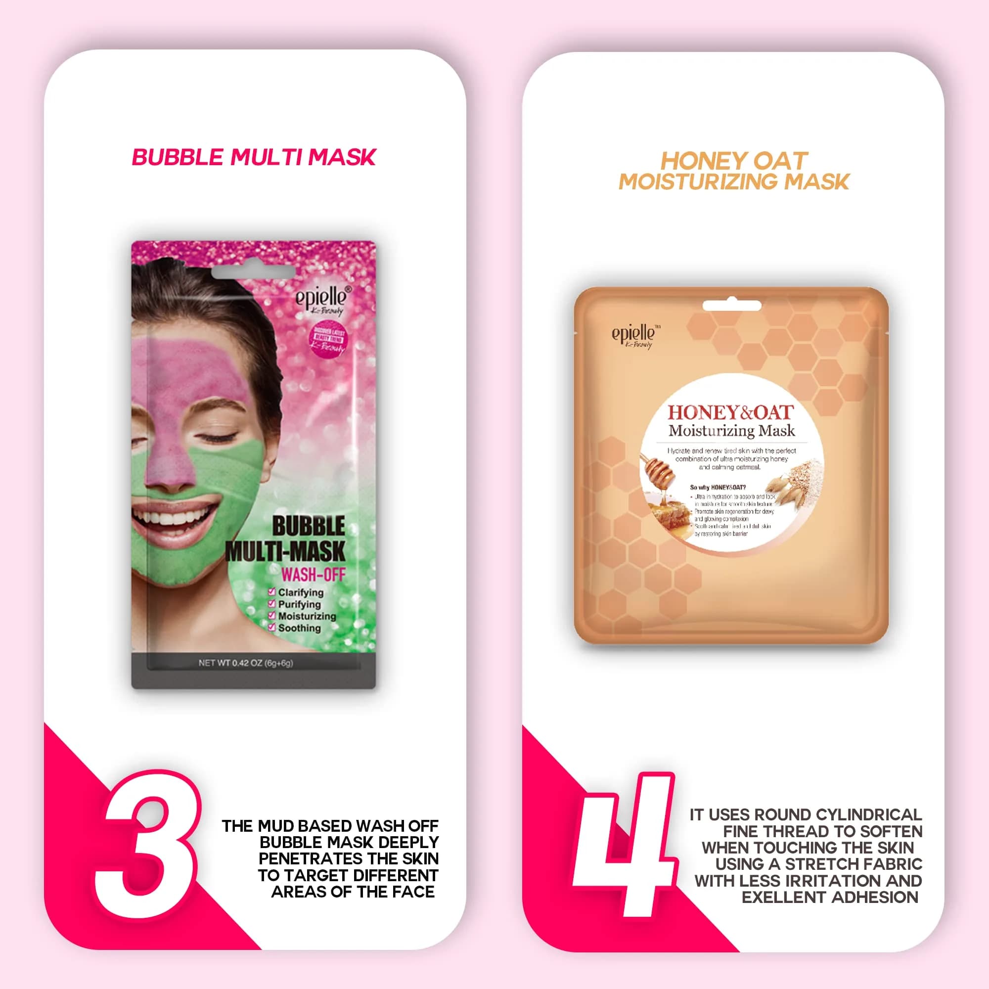 Epielle Best of K-Beauty Kit, 6 Home Spa Essentials, At-Home Spa Kit for Radiant Skin, Self Care Gifts for Women, Korean Skin Care Set, Stocking Stuffers - view 6