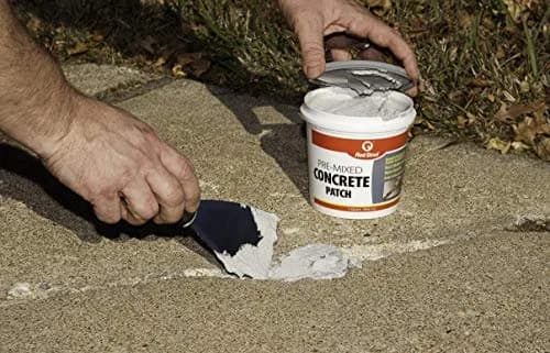 Red Devil Concrete Repair Patch 5.5 Oz. Squeeze Tube | Cement Crack Filler, Pack of 12, Gray, Made in USA thumbnail 4