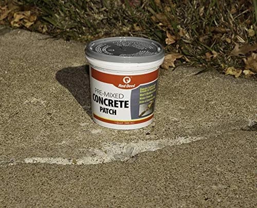 Red Devil Concrete Repair Patch 5.5 Oz. Squeeze Tube | Cement Crack Filler, Pack of 12, Gray, Made in USA thumbnail 3