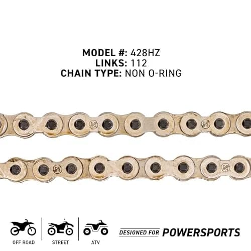 NICHE Drive Sprocket Chain Combo for Honda XR100R CRF100F 14T Front 50T Rear 428HZ 118 Links | Durable Steel Drive Kit thumbnail 2