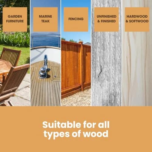 Furniture Clinic Wood Stain Antique Pine 2.5L (85 Fl Oz) | Water Based, Fast Drying, Low Odor thumbnail 5