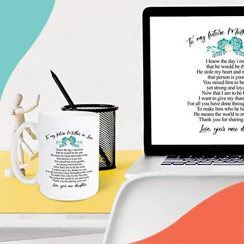 Bubble Hugs Mother In Law Mug 15 oz White | Wedding & Mother’s Day Gift thumbnail 6