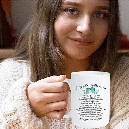 Bubble Hugs Mother In Law Mug 15 oz White | Wedding & Mother’s Day Gift thumbnail 7