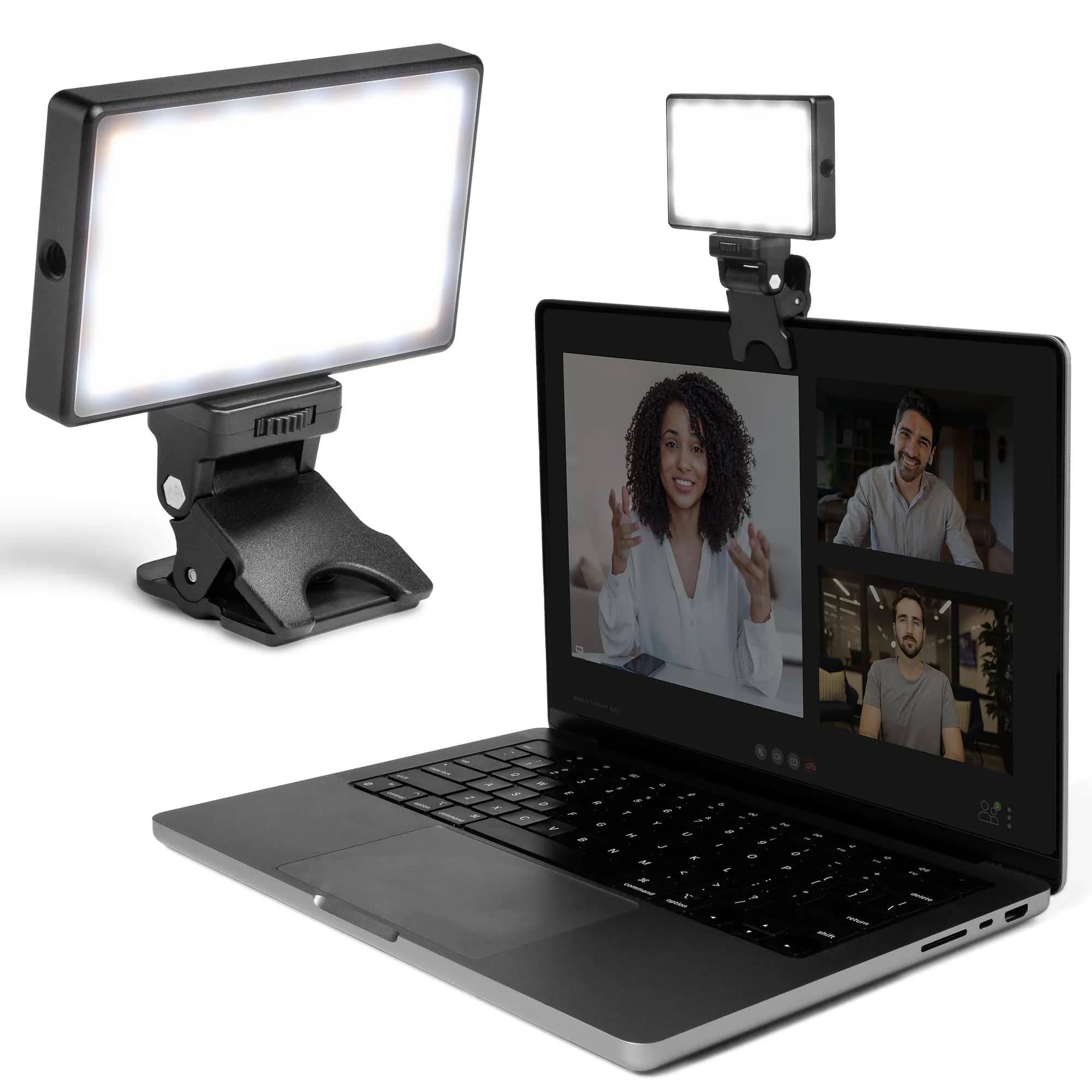 Lume Cube Video Conference Lighting Kit with Laptop Clip Mount | Adjustable Brightness & Color Temperature (Pack of 1) - main product image