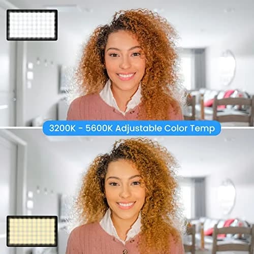 Lume Cube Video Conference Lighting Kit with Laptop Clip Mount | Adjustable Brightness & Color Temperature (Pack of 1) thumbnail 3