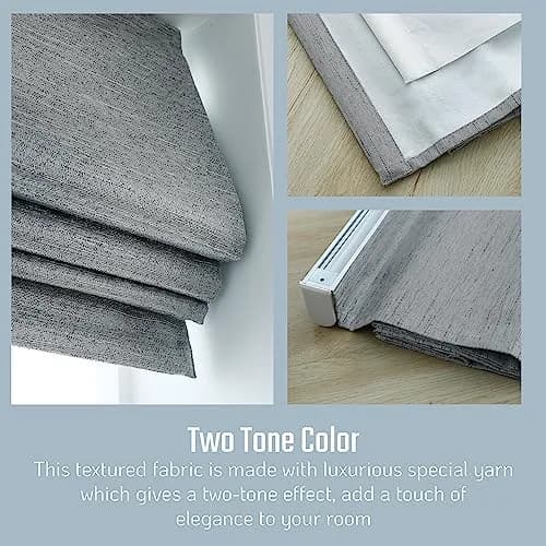 Everyday Celebration Roman Shades 23" W x 64" H | Room Darkening Cordless Window Treatment thumbnail 4