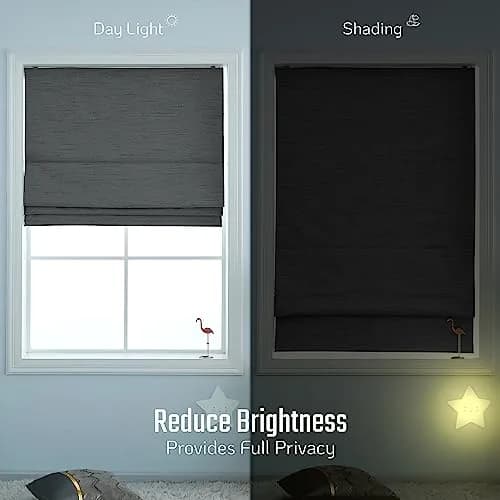 Everyday Celebration Roman Shades 23" W x 64" H | Room Darkening Cordless Window Treatment thumbnail 3