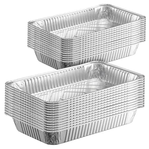 Tiger Chef Full-Size Deep Aluminum Foil Pans 21x13 | Heavy-Duty Disposable Roasting Trays thumbnail 3