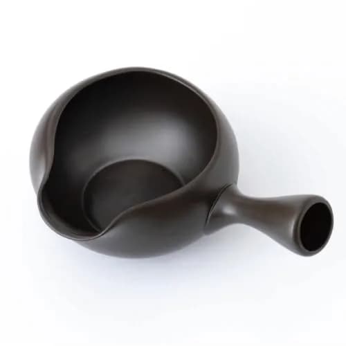 きみくら Matcha bowl with spout and handle/Yuzamashi water cooler for green tea | Japanese Tea KIMIKURA (Black) thumbnail 5