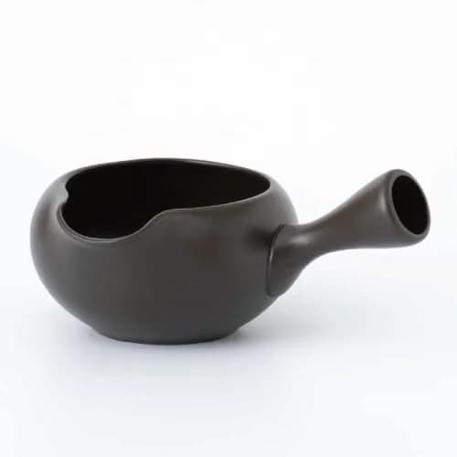 きみくら Matcha bowl with spout and handle/Yuzamashi water cooler for green tea | Japanese Tea KIMIKURA (Black) thumbnail 2
