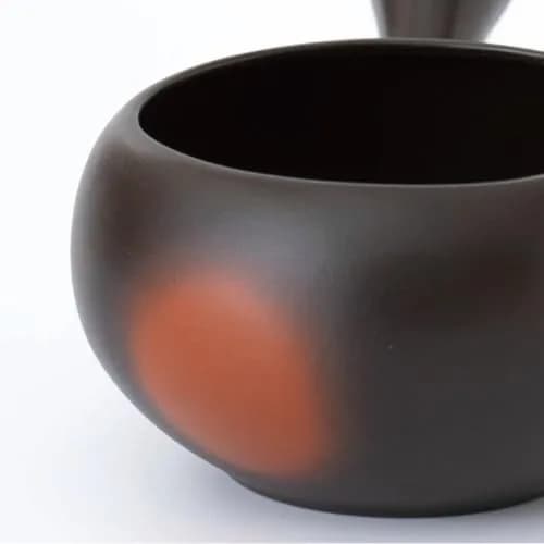 きみくら Matcha bowl with spout and handle/Yuzamashi water cooler for green tea | Japanese Tea KIMIKURA (Black) thumbnail 3