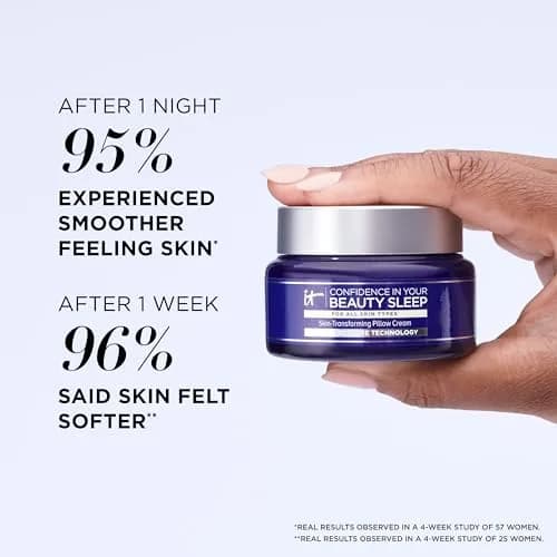 IT Cosmetics Confidence in Your Beauty Sleep Night Cream 14ml (0.47 fl oz) | Restores Skin Overnight thumbnail 4