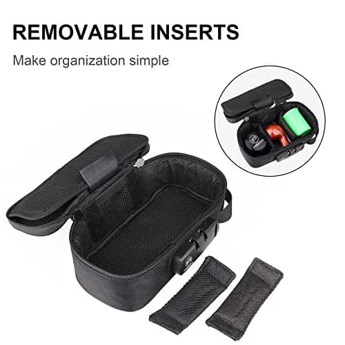 FIREDOG Smell Proof Bag with Lock, Carbon Lined, 8x4x2.75 Inch | Travel Storage & Odor Proof thumbnail 6