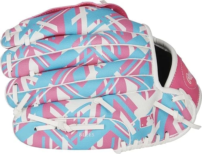 Rawlings Remix T-Ball & Youth Baseball Glove Right Hand Throw 9" (22.86 cm) Pink | Utility Glove for Ages 3-5 thumbnail 9