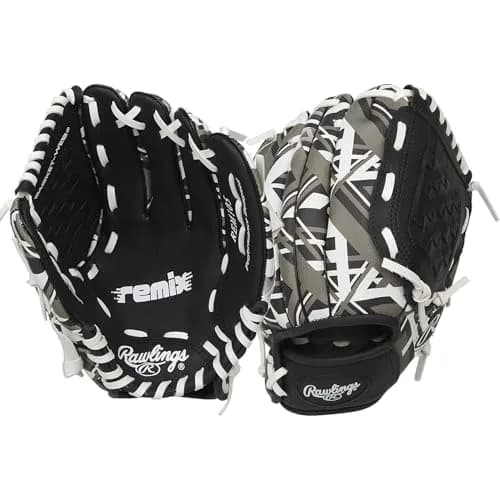 Rawlings Remix T-Ball & Youth Baseball Glove Left Hand Throw 9" (22.86 cm) | Utility Glove for Ages 3-5 thumbnail 1