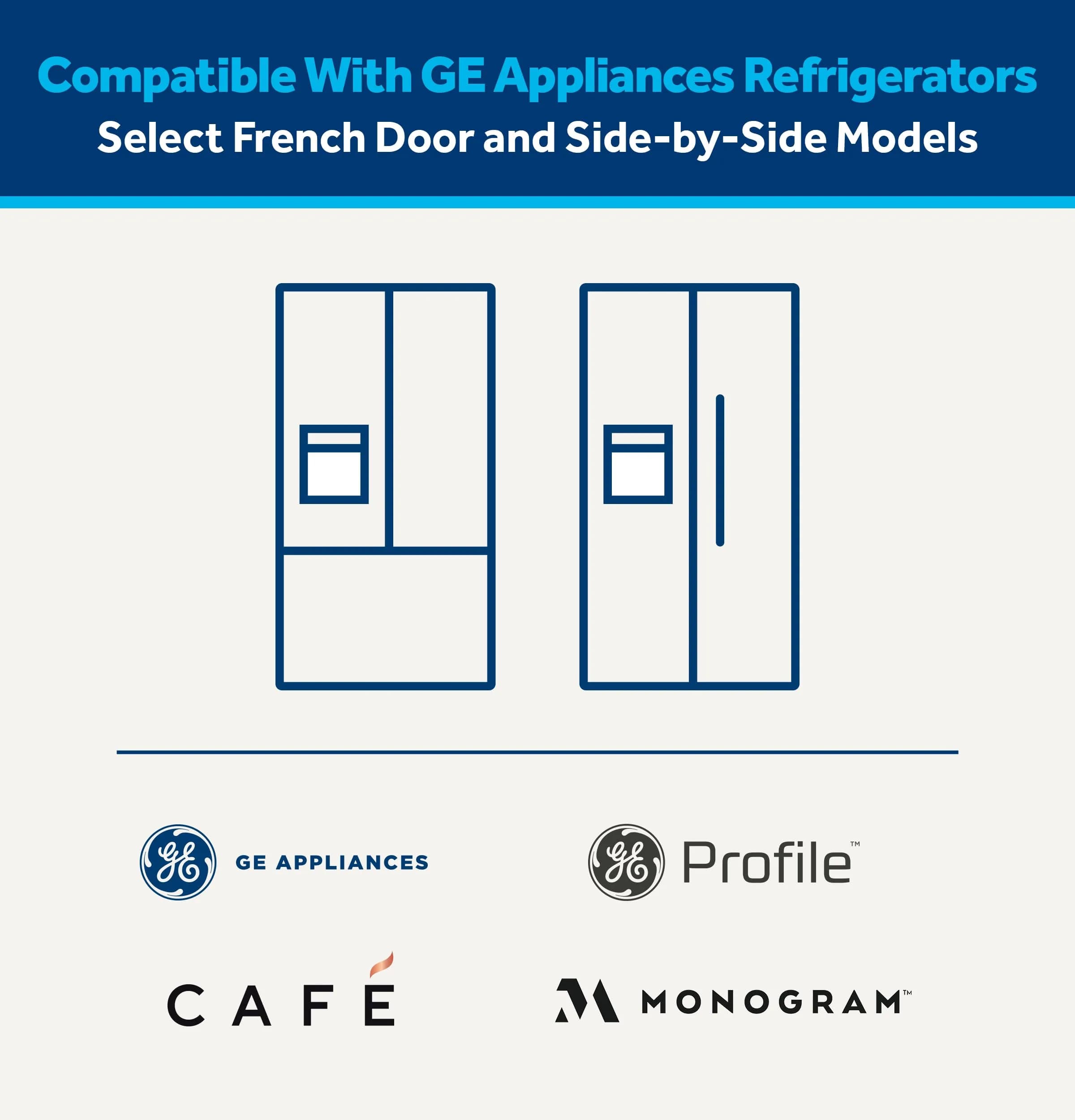 GE XWFE Refrigerator Water Filter 1.8x1.8x9.8 inches (4.6x4.6x24.9 cm) | Certified to Reduce Lead, Sulfur, and 50+ Impurities - view 5