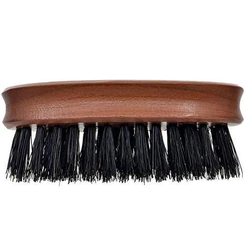 Murai by Giorgio Firm Boar Bristle Beard Brush - Pocket Oval Travel Brush for Men's Skin Care and Grooming (3.32" x 1.2" x 1.32") thumbnail 5