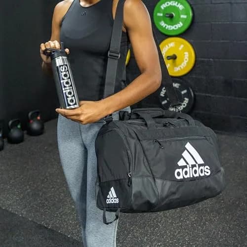 adidas Unisex Defender 4.0 Gym Duffel Bag for Men and Women | Water-Resistant, Spacious, Durable thumbnail 6