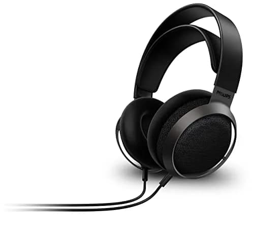 Philips Fidelio X3 Over Ear Headphones | Open-Back Studio Monitor, 50mm Diaphragms, Hi-Res Certified, Premium Leather, Wired thumbnail 1