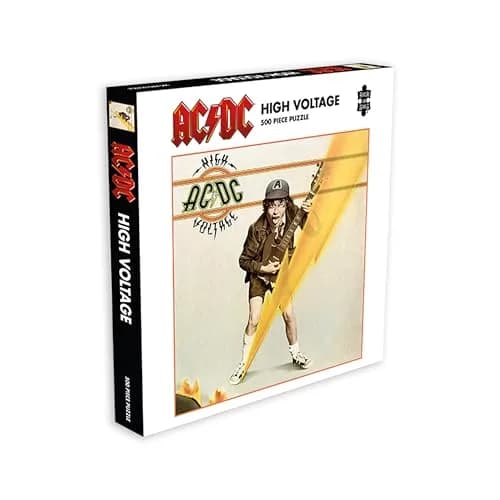 RockSaws AC/DC High Voltage 500 Piece Jigsaw Puzzle for Adults | Album Cover Art Collectible Music Puzzle 16"x16" thumbnail 1