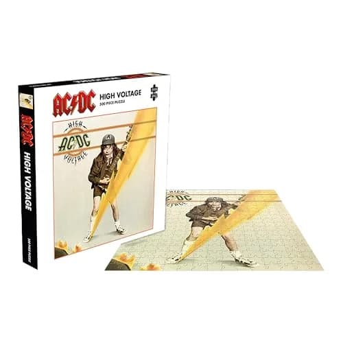 RockSaws AC/DC High Voltage 500 Piece Jigsaw Puzzle for Adults | Album Cover Art Collectible Music Puzzle 16"x16" thumbnail 3