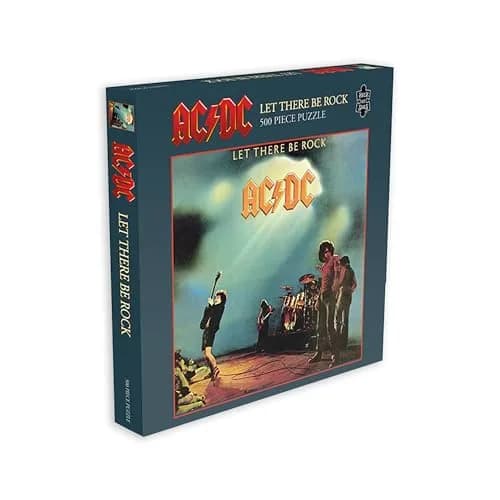 RockSaws AC/DC Let There Be Rock 500 Piece Jigsaw Puzzle | Classic Rock Album Cover for Adults & Collectors thumbnail 1