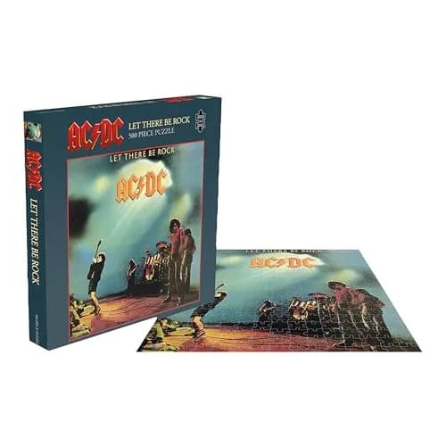 RockSaws AC/DC Let There Be Rock 500 Piece Jigsaw Puzzle | Classic Rock Album Cover for Adults & Collectors thumbnail 3