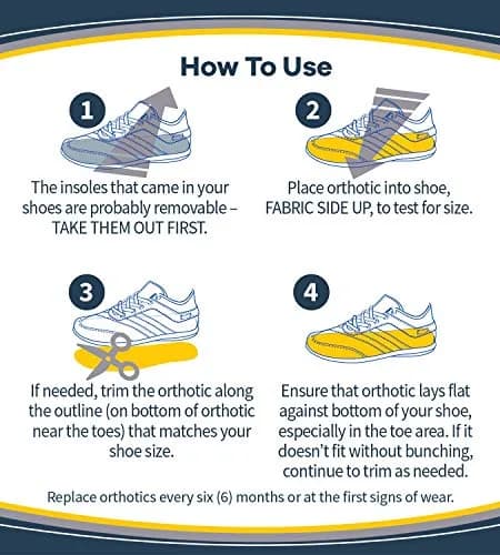 Dr. Scholl's Knee Pain Relief Orthotics for Women's 5.5-9 | Immediate & All-Day Pain Relief with Shock Guard thumbnail 7