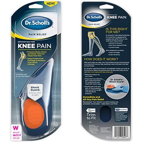 Dr. Scholl's Knee Pain Relief Orthotics for Women's 5.5-9 | Immediate & All-Day Pain Relief with Shock Guard thumbnail 2