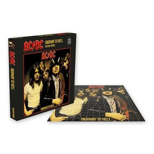 RockSaws AC/DC Highway to Hell 500 Piece Jigsaw Puzzle | Officially Licensed Music Memorabilia (41cm x 41cm) thumbnail 3